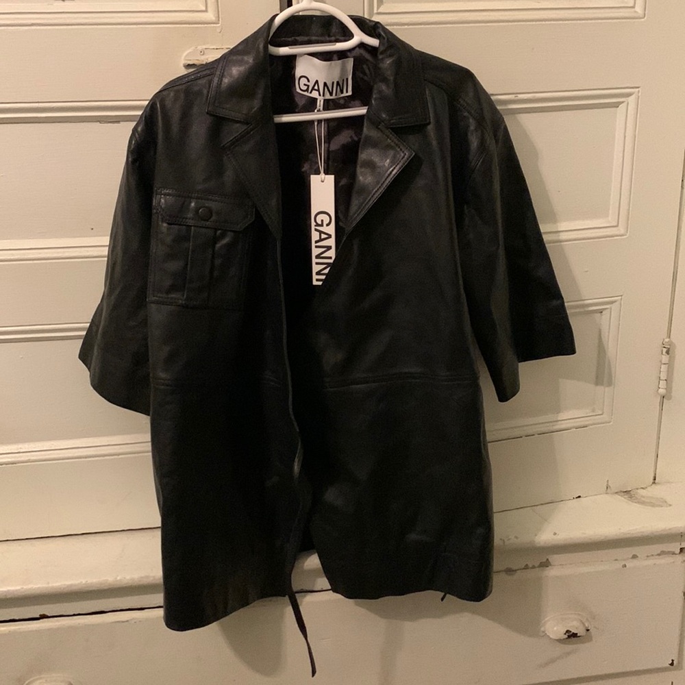 New leather jacket